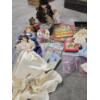 Image 3 : Large Great Condition Doll Collection, New Doll Clothes, Colored Pencils, Box With Keys, Books & Mor
