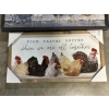 Image 3 : Chicken Wall Hanging Photos in Frames - Gather, Eat, Repeat & Food Tastes Better