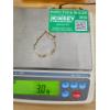 Image 5 : 10K Yellow Gold Bracelet With Heart Shaped Accents ~ Weighs 3 Grams 
