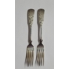 Image 4 : Two Vintage Towle 1979 Sterling Silver Forks Weighing 76.1 Grams Together