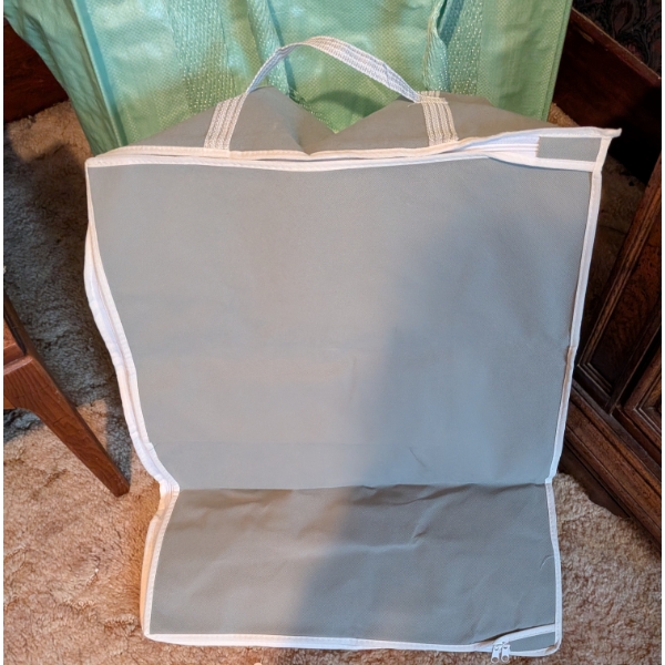 Huge Nylon Storage Bag, Hanging Storage Bag, & 2 Purses