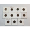 Image 13 : Lot of 11 Assorted Years U.S. Indian Head Cents