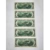 Image 7 : Lot of 5 Consecutive United States Series 2017 A $2 Bills SN: L13053190-L1305194