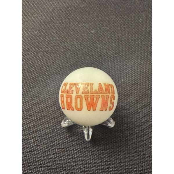Vintage NFL Cleveland Browns Promotional Advertising Marble - Mint Condition