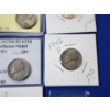 Image 5 : x9 Assorted Jefferson Nickels Including Uncirculated, Semi-Key Date FV: $0.45