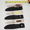 Image 2 : Lot of 3 Durable Knives with Nylon Sheathes