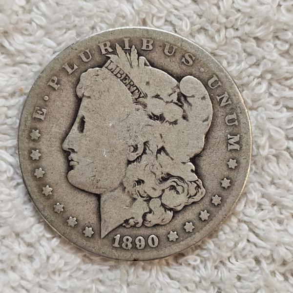 90% Silver 1890 Morgan Silver Dollar AFV $1.00