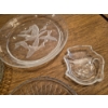Image 2 : Assorted Crystal Platters As Shown - 12" & Larger