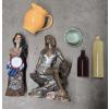 Image 1 : Decor Group Including Ceramic Statues, Stoneware Vases And Bowl & More!