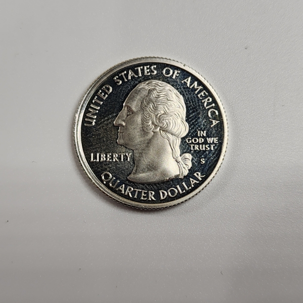 United States 90% Silver Proof State Quarter - 2004-S Iowa 