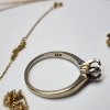 Image 5 : Lot of Assorted 14K Gold Jewelry: Earring Pairs, Rings, Scrap Chains - TW: 7.2g