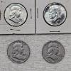 Image 4 : Collection of Several 90% Silver United States Franklin Half Dollars FV: $5.50