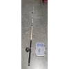 Image 1 : Great Condition Shakespeare Tiger Rod With Zebco The Hawg 733 Reel 8-15lbs 6.6''ft Long With Small C