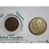 Image 6 : Lot of 8 Assorted World Coins & Tokens Dating Back to 1940's From Various Countries