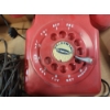 Image 3 : Vintage 1960's - 2 Remco Toy Full-Sized Dial Master Red Telephones Battery Operated
