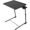 Image 1 : Huanuo Adjustable Folding Black TV Tray In Box