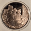 Image 2 : Buffalo Nickel Belt Buckle (3"), Penny Key Chain (2") & Seasons Greeting Commemorative Round (1.5")