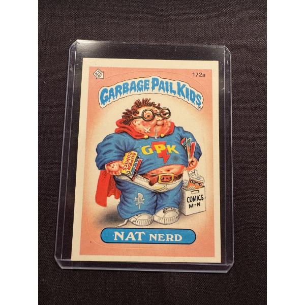Rare 1986 Topps Nat Nerd Garbage Pail Kids - Exceptional Condition - High Grade