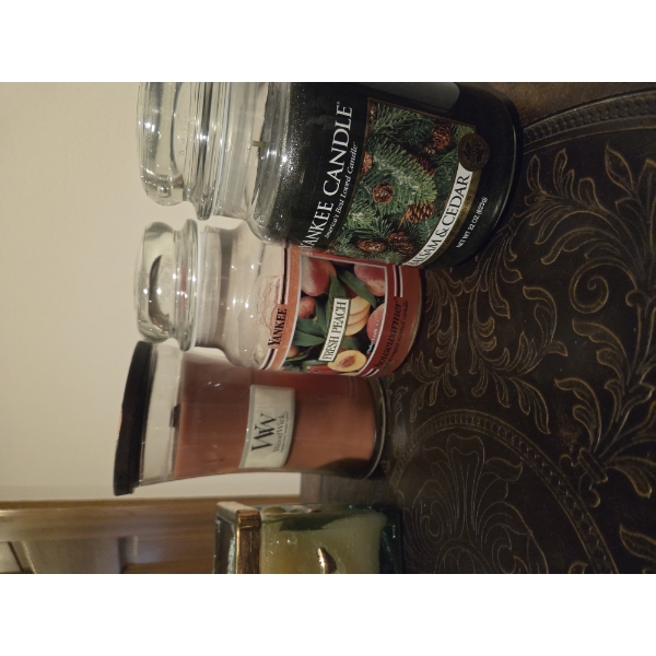 Great Candle Lot With Holders. High End Brands