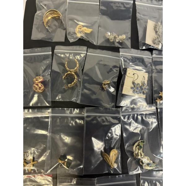 Gorgeous Earrings in Individual Packaging - All Pairs - Includes Skates - Several Hoops - Leaves 