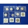 Image 1 : x11 Assorted Years Silver Washington Quarters Including Higher-Grade FV: $2.75
