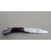 Image 7 : Brand New "Marine Corps" Frost Cutlery Folding Pocket Knife With 4.5" Barracuda Wood Handle 3” Blade