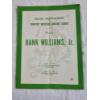 Image 1 : Hank Williams, Jr. Concert Program ft. The Autograph of Merle Kilgore