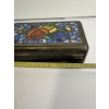 Image 3 : Floral Stained Glass Jewelry Box with Ring and Small Compartments - 7 inches 