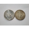 Image 2 : Two 1964 Kennedy Half Dollars - 90% Silver U.S. Coins - FV: $1.00