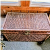 Image 1 : Brown Wicker Storage Trunk 35' long 20' Deep 20' Wide