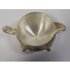 Image 5 : Three-Piece Silverplated Tea Set - Teapot 9x9", Cream/Sugar Bowls 3.5x2.5"