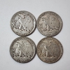 Image 2 : Four Assorted Years United States 90% Silver Walking Liberty Half Dollars - Face Value: $2.00