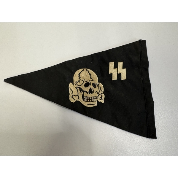 SS Flag - Skull with Crossbones - Nazis- Totenkopf emblem 