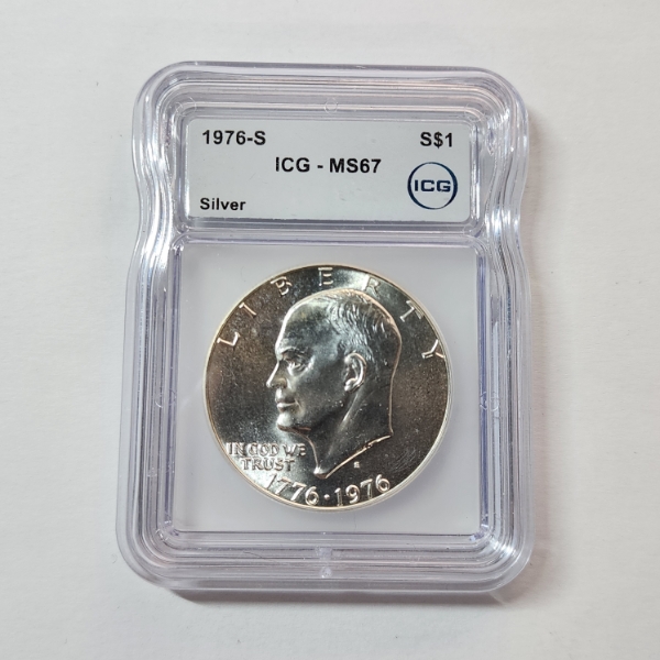 ICG MS67 United States 40% Silver 1976-S Eisenhower Dollar
