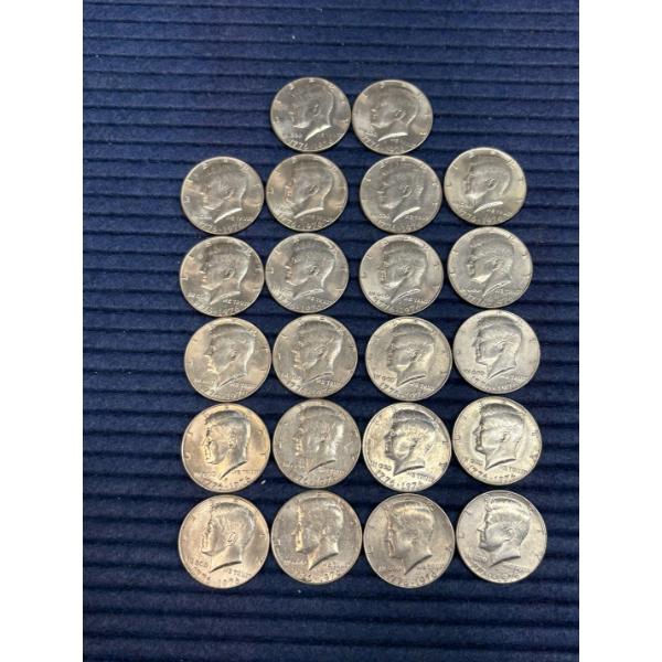 Bicentennial Kennedy Half Dollars FV $11.00 - 1776-1976