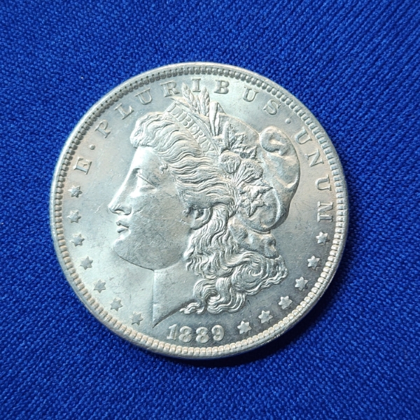 1889 Silver Morgan Dollar - 90% Silver U.S. Coin
