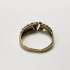 Image 5 : Incredible 10K Gold Men's Ring ft. Black & White Diamonds Size 12 - TW: 6.6g