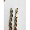 Image 3 : Stunning 14K Yellow Gold Rope Diamond Cut Chain - 26in - 22.7g