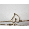 Image 5 : 14K Yellow Gold Heart with Diamond Pendant Necklace 17" TW: 2.0g