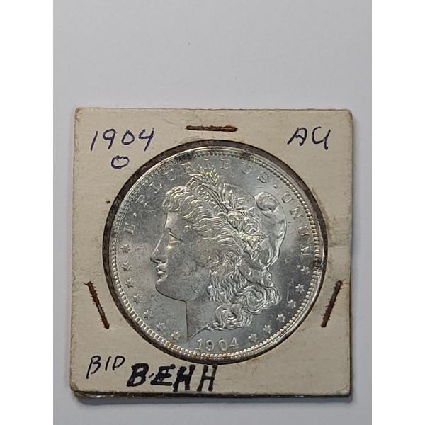 United States 1904-O Morgan 90% Silver Dollar 