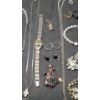 Image 11 : Assorted Costume Jewelry Including Bracelets, Earrings, Watch & More 