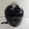 Image 6 : Vega Gloss Black Modular Motorcycle Helmet With Sun Shield And Drawstring Bag - Size: M