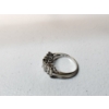 Image 4 : Gorgeous 10K White Gold Ring with Diamonds - Size 8 - TW: 3.0g