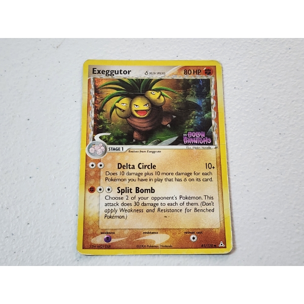 Vintage Exeggutor Pokemon Trading Card 41/110