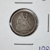 Image 2 : 1886 Seated Liberty Dime - 90% Silver U.S. Coin 