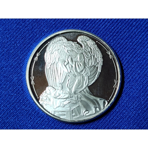 Holiday Season Angel 2016 Silver Round - 1 Troy oz .999 Fine Silver