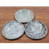 Image 2 : Three United States 40% Silver Kennedy Half Dollars ~ $1.50 Face Value