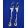 Image 1 : x2 Gorham Chantilly Sterling Silver Forks Weight: ~94g