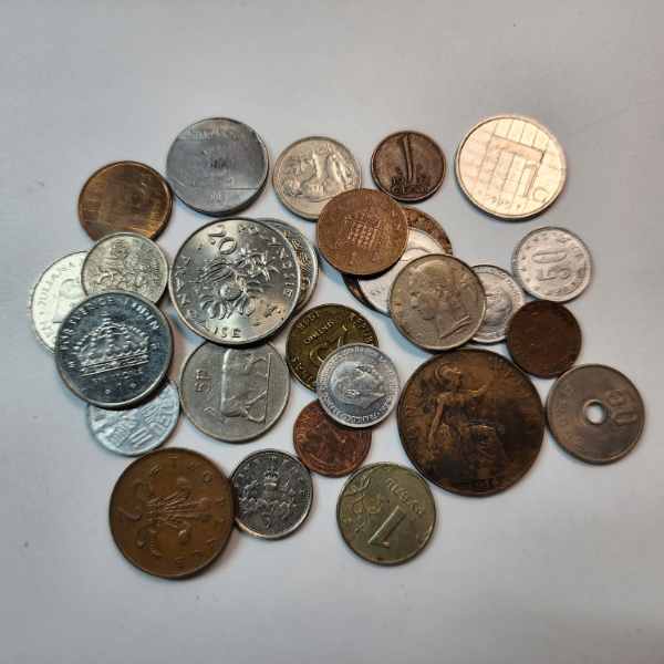 Lot of Assorted World Coins - See Photos!