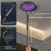 Image 1 : Rechargeable Electric Fly Swatter Racket With Telescopic Handle - NEW IN BOX!!!